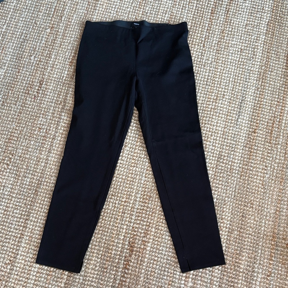 Theory Black Ankle Pants